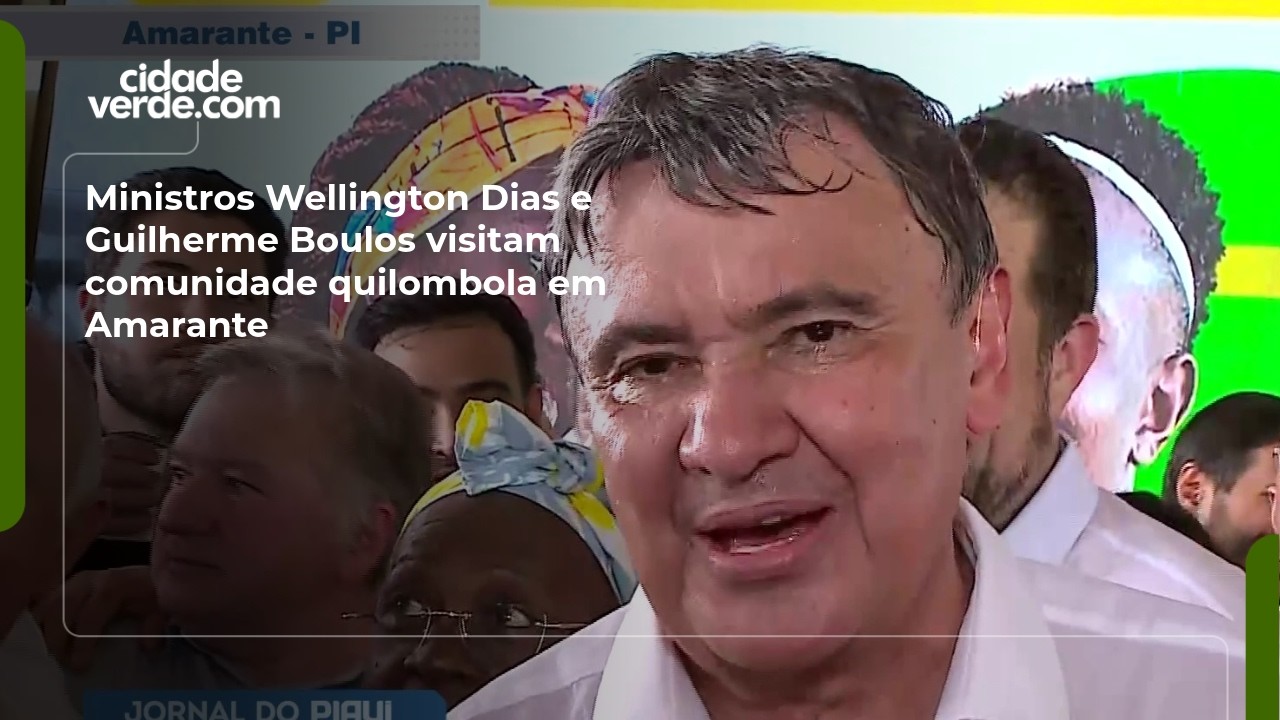 Ministros Wellington Dias e Guilherme Boulos visitam comunidade quilombola em Amarante