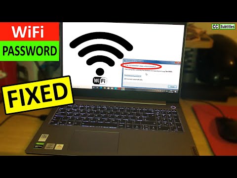 Laptop cannot enter the WIFI Password Fixed