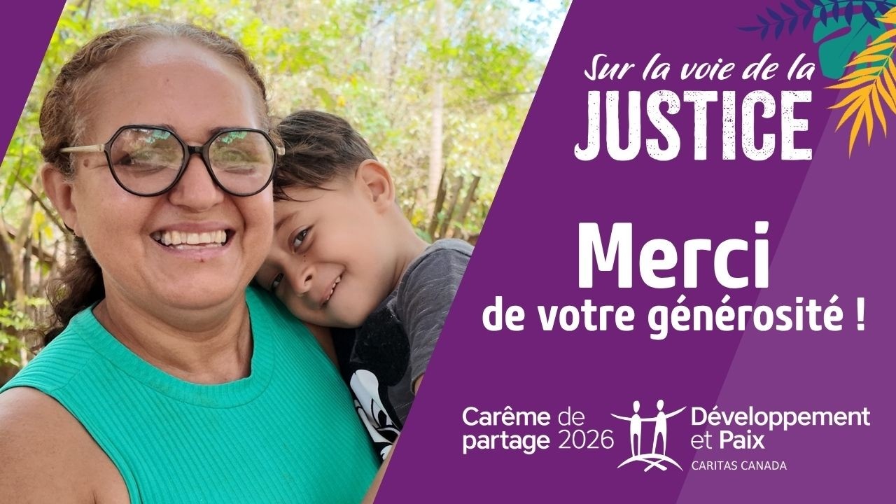Merci de votre générosité - Carême 2026