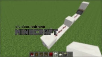 alu does redstone - Episode 4 - The most useless machine