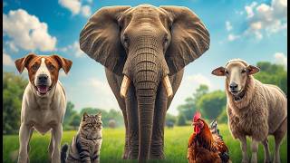50 Cute Animal Sounds For Kids Learn Animal Names And Sounds Cat , Dog , Cow