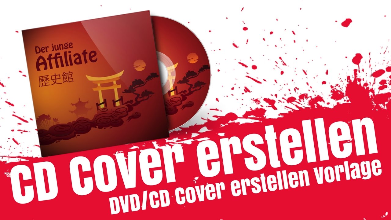 CD 3D Cover Erstellen mit Vorlage, DVD Cover Vorlage Mockup - YouTube