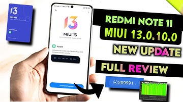 Redmi Note 11 MIUI 13.0.10.0 Update Full Review | Redmi Note 11 New Update