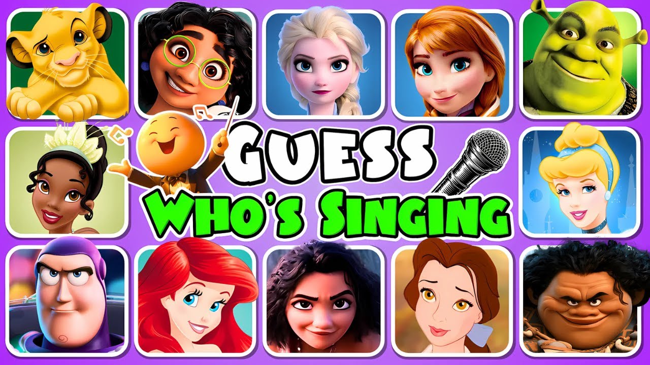 Guess Who's Singing? Guess 60 Disney Princesses | Disney Princess Song Quiz | Elsa, Mirabel, Ariel