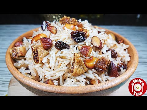 rice-recipes:-basmati-rice-with-nuts-&-fruits