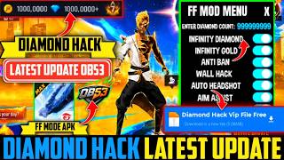 FREE FIRE DIAMOND HACK | OB53 | DIAMOND HACK IN FREE FIRE | FF NEW MODE MENU 2026