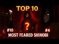 Top 10 Most Feared Shinobis in Naruto 🔥 | Strongest Ninjas Ranked
