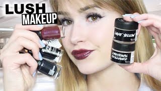 In today's video I do my full face of makeup using LUSH Makeup!! I ...