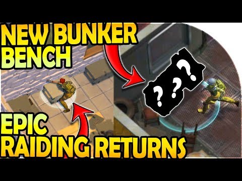NEW BUNKER SECRET BENCH - EPIC RAID RETURNS! - Last Day On Earth Survival Update 1.9
