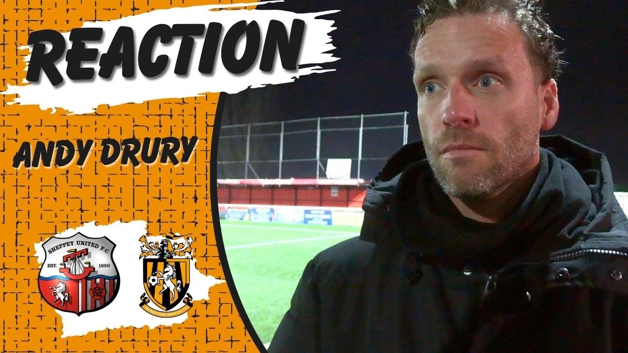 Reaction | Andy Drury | Sheppey United 2-1 Folkestone Invicta