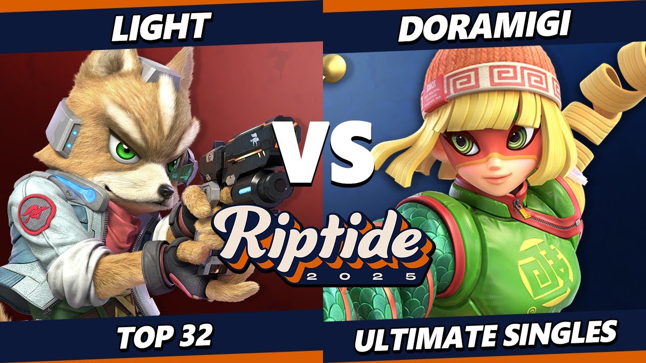 Riptide 2025 - Light (Fox) Vs. Doramigi (Min Min) Smash Ultimate - SSBU
