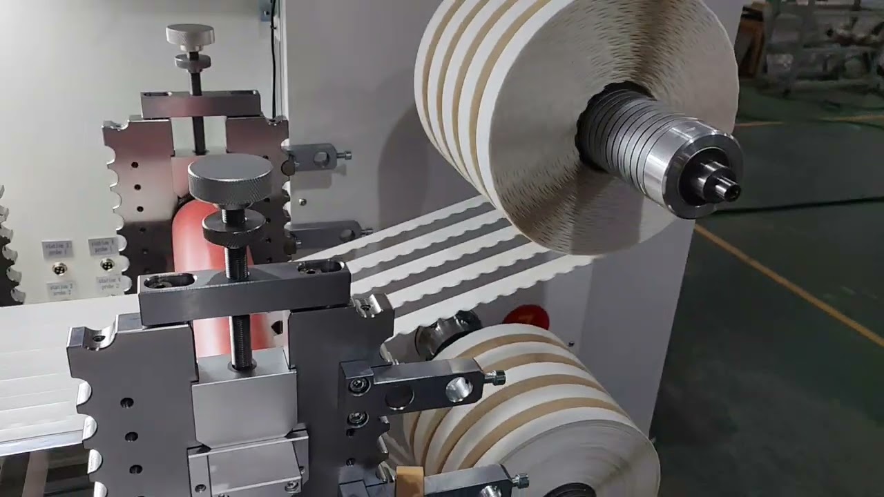 Spooling rewinding double side tape 50m per min