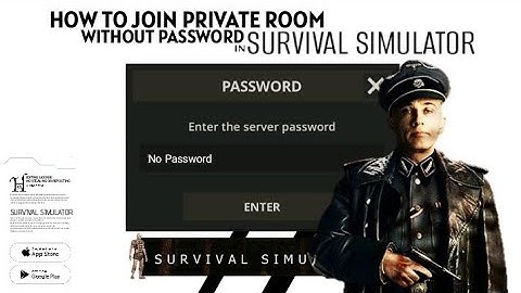 How To Join Private Room Without Password In Survival Simulator - No Mod - No Hack | SS V.0.2.3