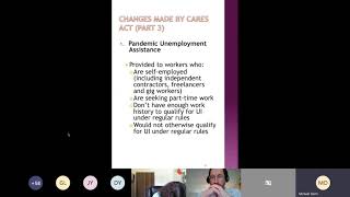 Unemployment Insurance, Economic Impact Payments and the COVID 19 Emergency (4/27 Broadcast)
