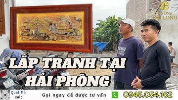 TRANG CỘI NGUỒN QUÊ HƯƠNG + TỨ QUÝ ĐỒNG ĐỎ LẮP ĐẶT CHO ANH KHÁCH TẠI HẢI PHÒNG .