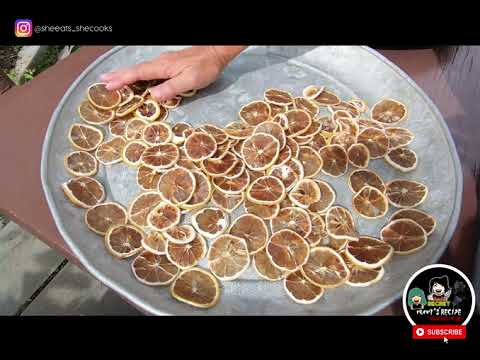 Homemade Organic Dried Lemons Slices 干柠檬片 | Mummy's Secret Recipe 妈妈的味道