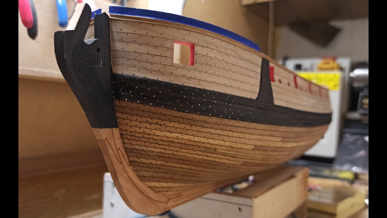 Постройка модели бомбардирского кеча Granado 1742 Часть 8