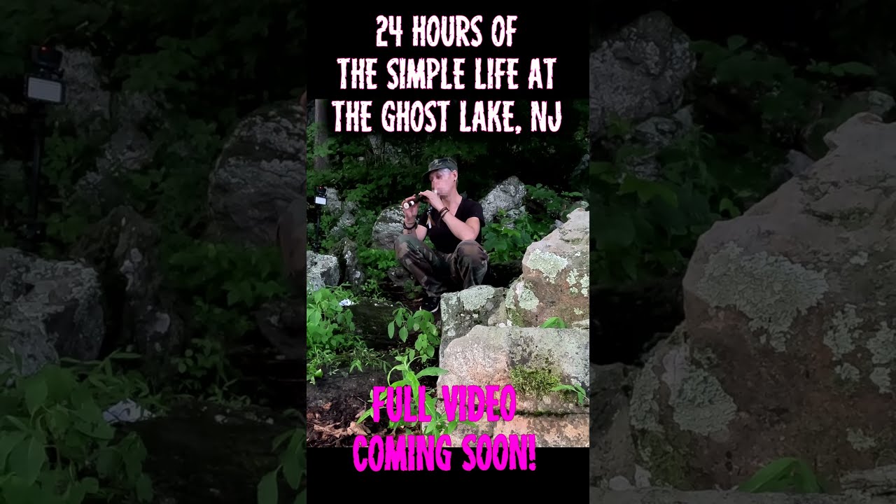 I Spent 24 Hours At The GHOST LAKE NJ