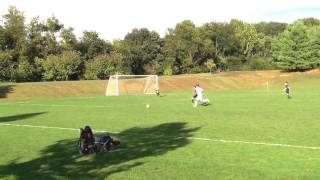 Soccer Ref gives youth soccer player a red card, Pomac hotspurs in Slow Motion