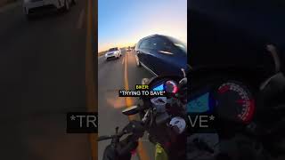 Biker Saves Himself From Crazy Driver Ig Yohendri01