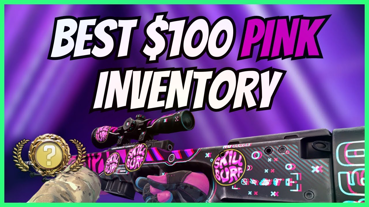 BEST PINK CSGO INVENTORY FOR 100! Insane Cheap Pink CSGO Skins 2023