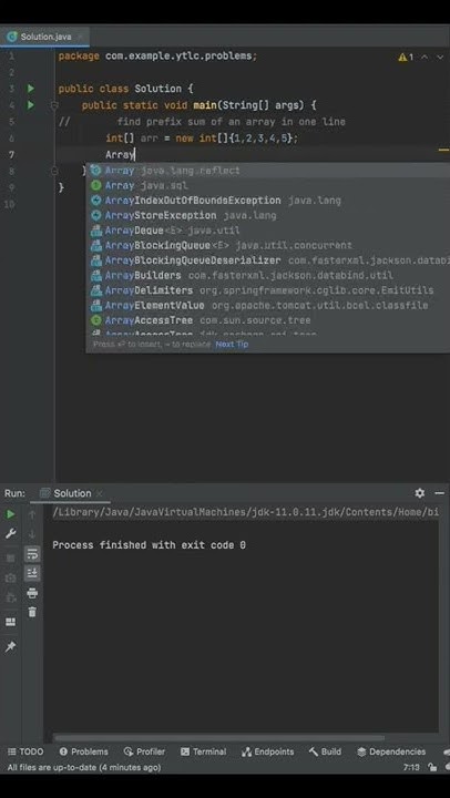 Sigma Coder | Prefix Sum Array | Java | One Line - YouTube