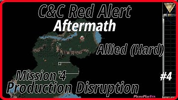 [1920x1080 PC] C&C  Red Alert Aftermath (1996) #4 ✓ Allies 4 (Hard) ✓ Production Disruption