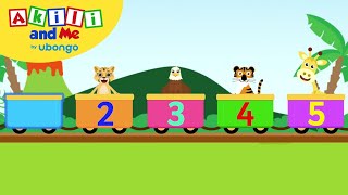What Number is Missing? | Numbers & Shapes with Akili and Me | African Educational Cartoons screenshot 2
