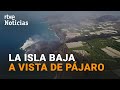 VOLCÁN de LA PALMA: Así es la nueva 'ISLA BAJA' que ha formado la LAVA en TAZACORTE | RTVE Noticias