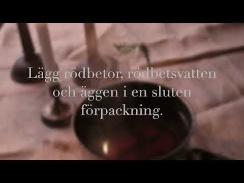 Video: Hur Man Färgar ägg Med Rödbetor