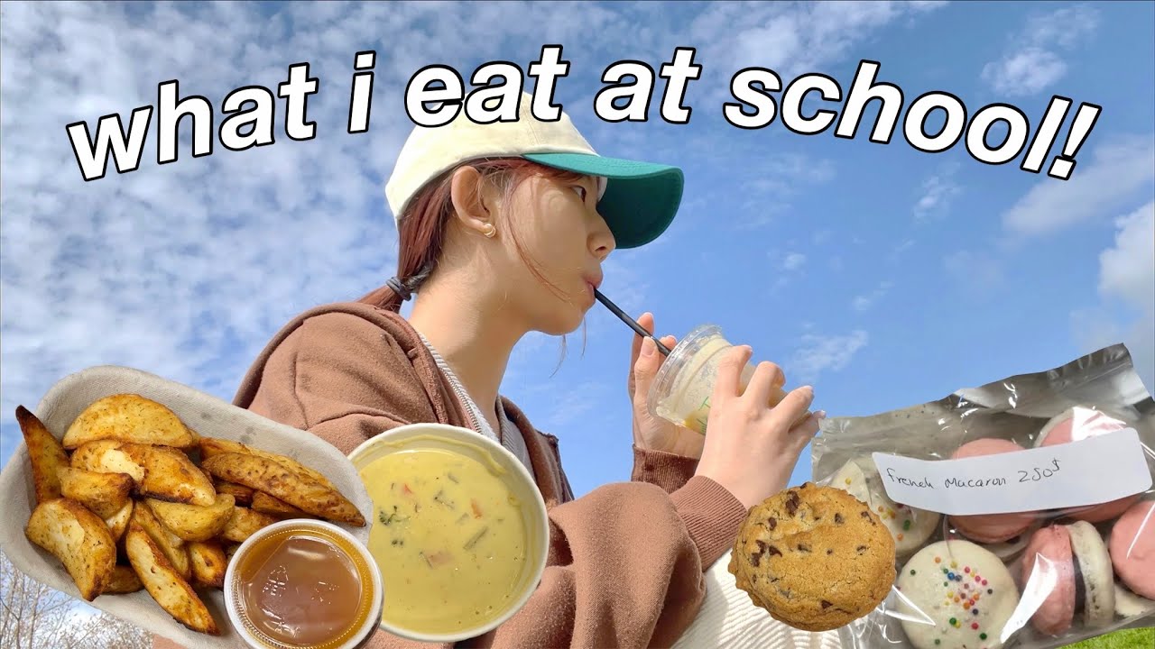 WHAT I EAT IN A WEEK AT SCHOOL *realistic*