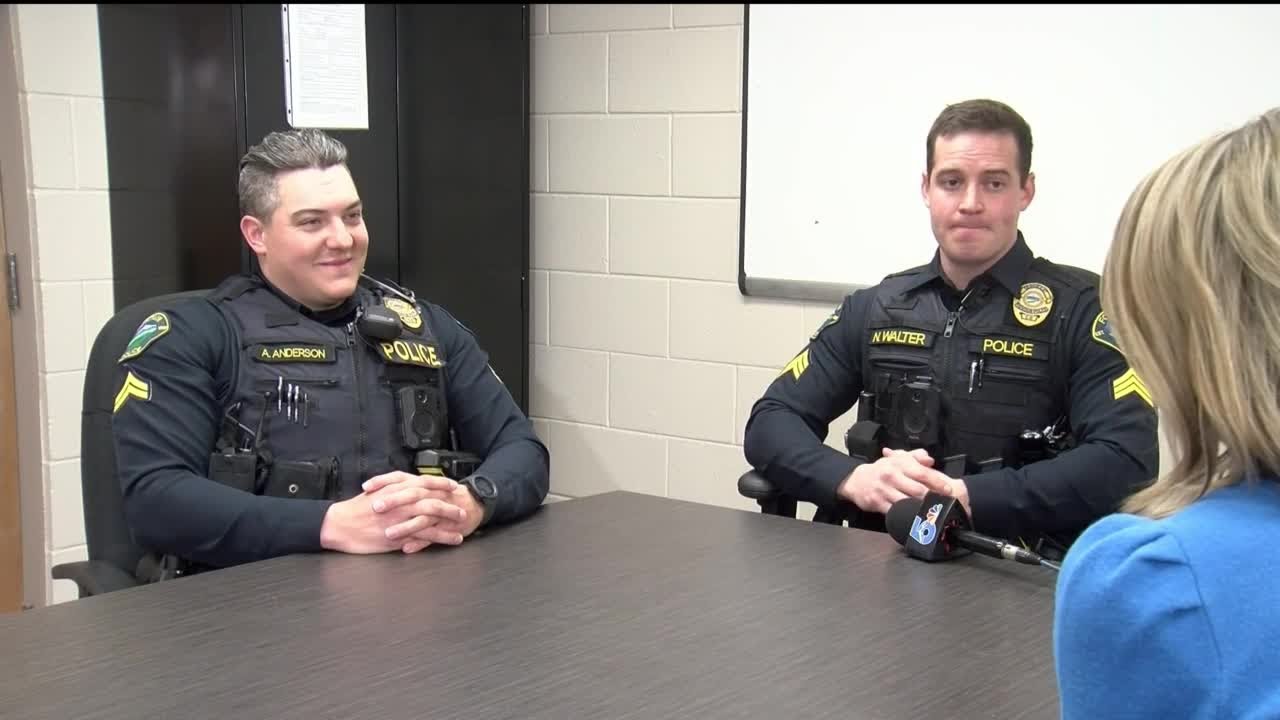 Fountain Police Officers recognized for their "Heart Behind the Badge
