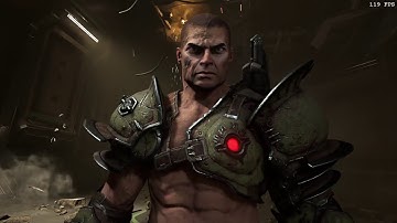 DOOM Eternal - Helmetless Slayer - All Cutscenes