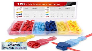 Nilight 50004R 120 Pcs/60 Pairs Quick Splice Wire Terminals T-Tap Self-stripping Review