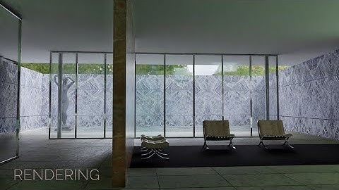 Blender ArchViz Animation - "Barcelona Pavillon" by Ludwig Mies van der Rohe | May 2020