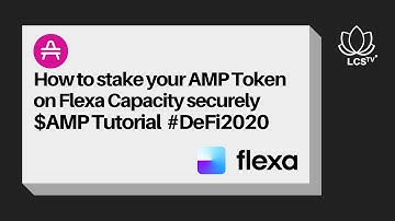 How To Stake Your AMP Token On Flexa Capacity - Step by Step Beginner