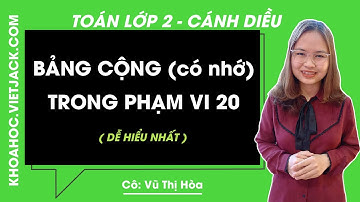 Bảng cộng (có nhớ) trong phạm vi 20 | Toán lớp 2 Cánh diều - trang 24, 25 (DỄ HIỂU NHẤT)