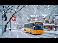 Heavy Snowfall In Interlaken Switzerland❄️🇨🇭Beautiful Swiss Town In Winter❄️