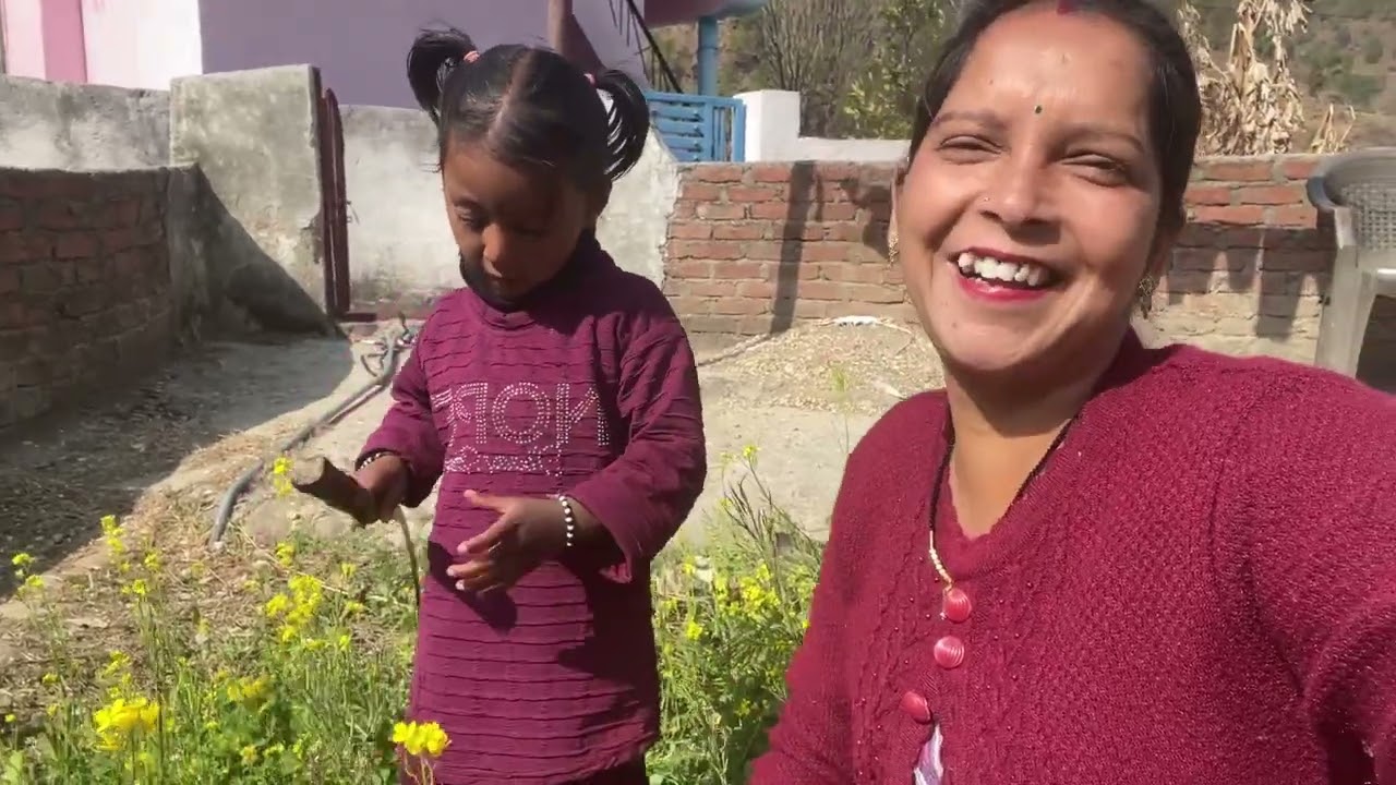 माँ घर पर आय 😀😀पहाड़ी रीति-रिवाज | 😍 @kavita_official_uk01