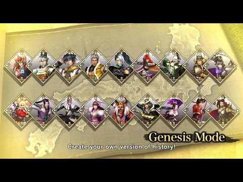 Samurai Warriors 4 Empires Announcement Trailer