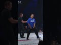 He eats a shot and then delivers a ONE-SHOT KO!