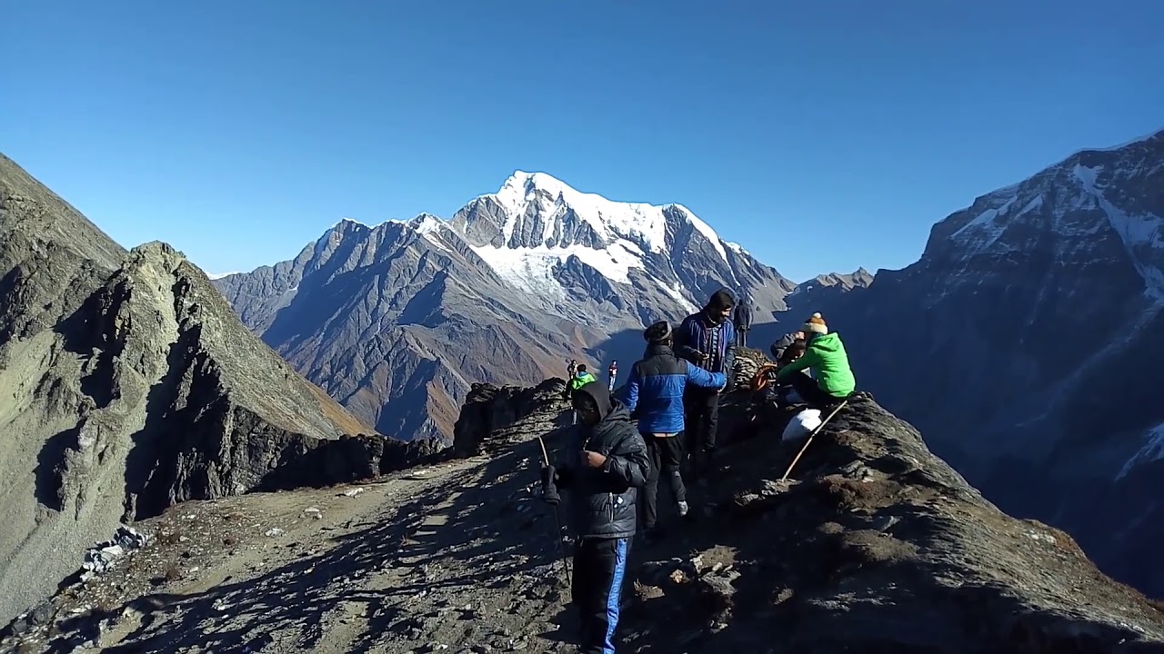 5335 meter elevation.. View of Trishul & Nanda Ghunghti Peak