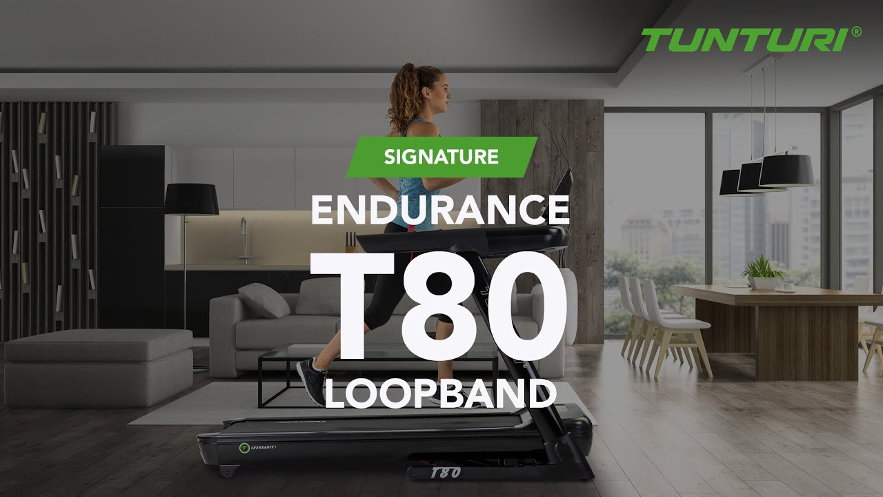 Tunturi Endurance T80 Loopband [NL] inclusief REHA Rails | Tunturi Fitness