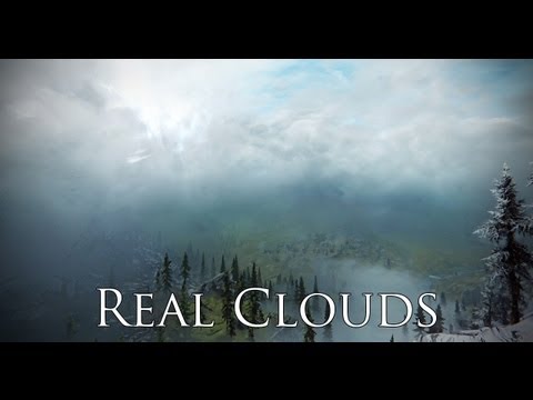 TES V - Skyrim Mods: Real Clouds
