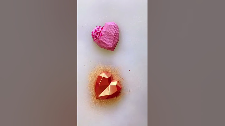 How to make chocolate hearts?