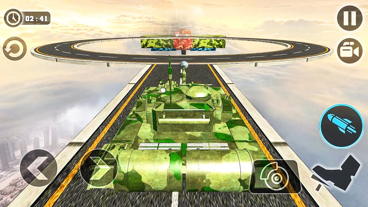 Over Racing Tank Extreme Racing Tank Stunts #3 | Gameplay Android - YouTube