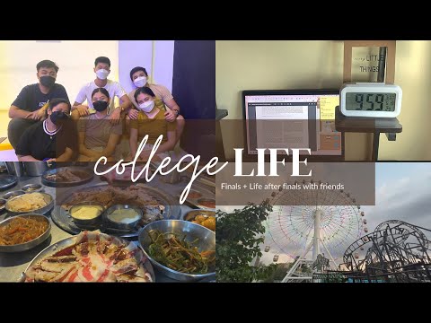 College Life | Finals (Last week of 3rd year)+ Life after finals with friends | Gemma Popera