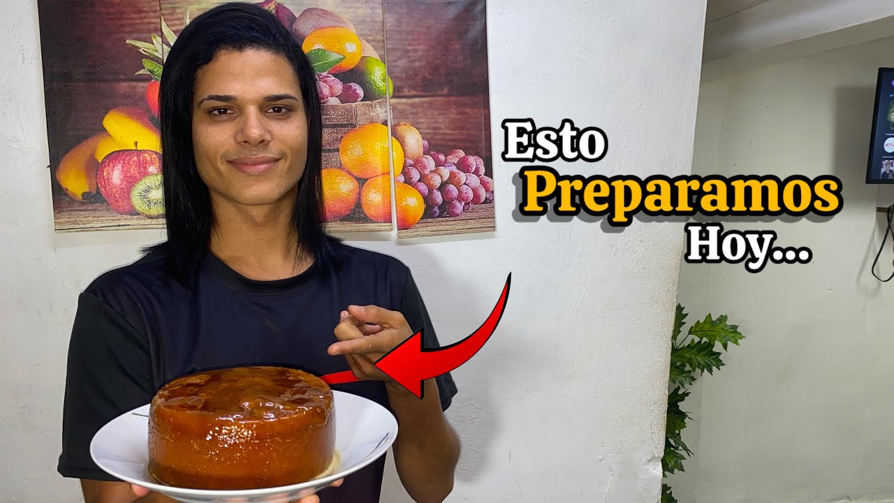 Preparando un postre en Cuba 🇨🇺/ Facil y Rápido/ Todo esto pude hacer con poco😱.