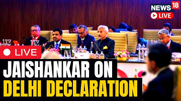 G20 Summit 2023 India LIVE | EAM S Jaishankar Speaks After G20 Adopts New Delhi Declaration | N18L