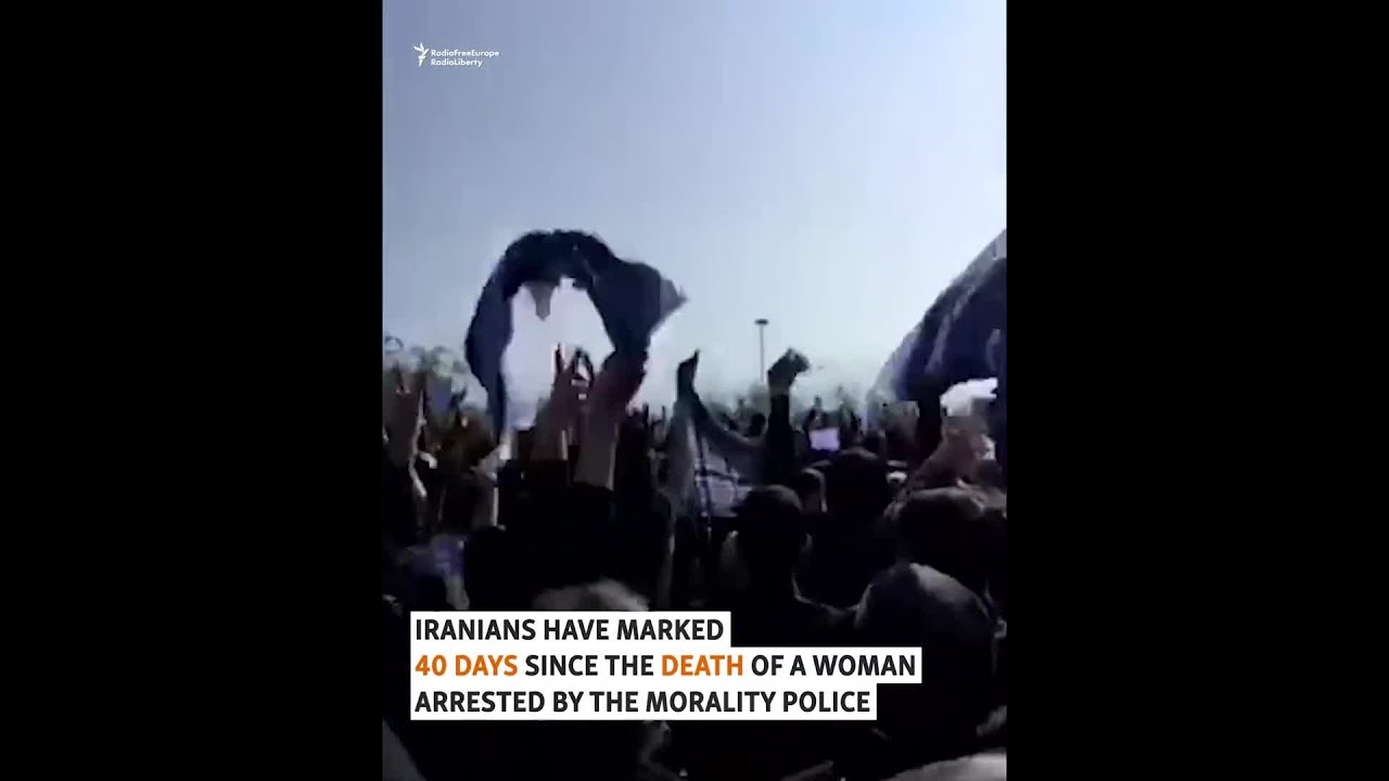 Iranian Protesters Mark 40 Days Since Death Of Woman Arrested By ...